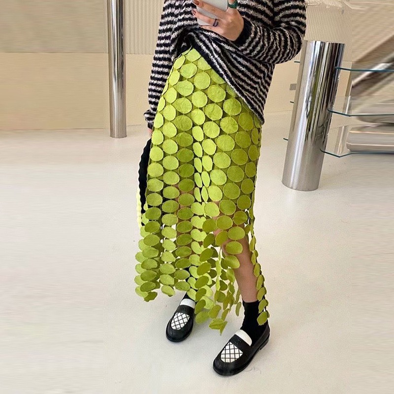 Cut Out Skirt For Women Skirts Female Summer Clothing Style
