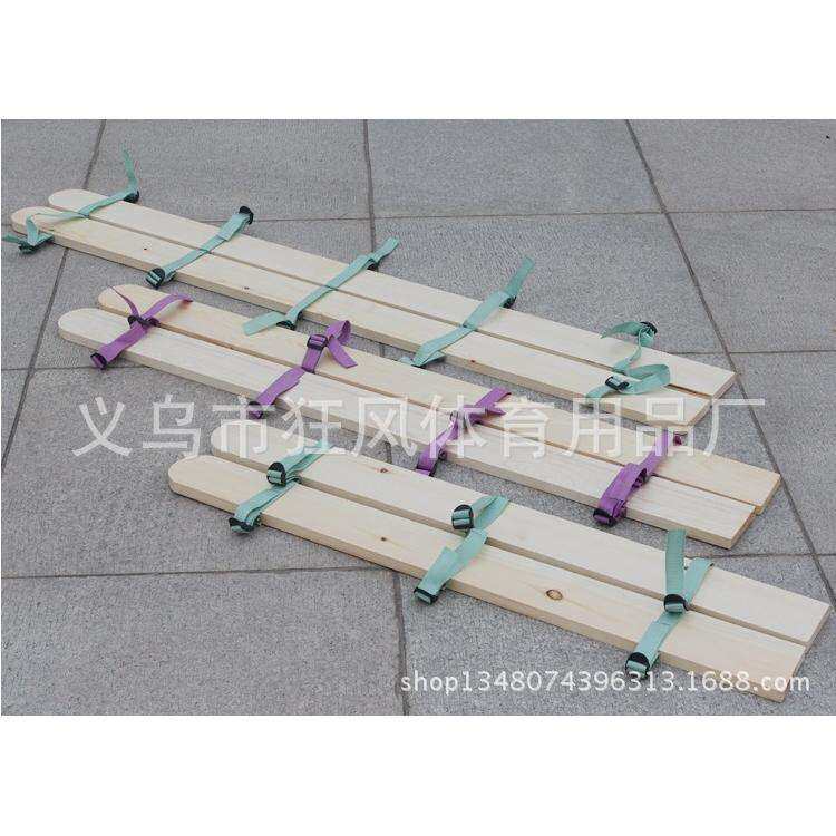 协力竞走器材集体木鞋民族传统比赛板鞋拓展木鞋多人两足木鞋