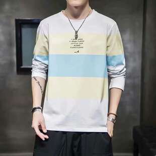 宽松潮流卫衣生春装 MM秋季 t恤2020新款 长袖 潮牌港风体桖上衣 男士