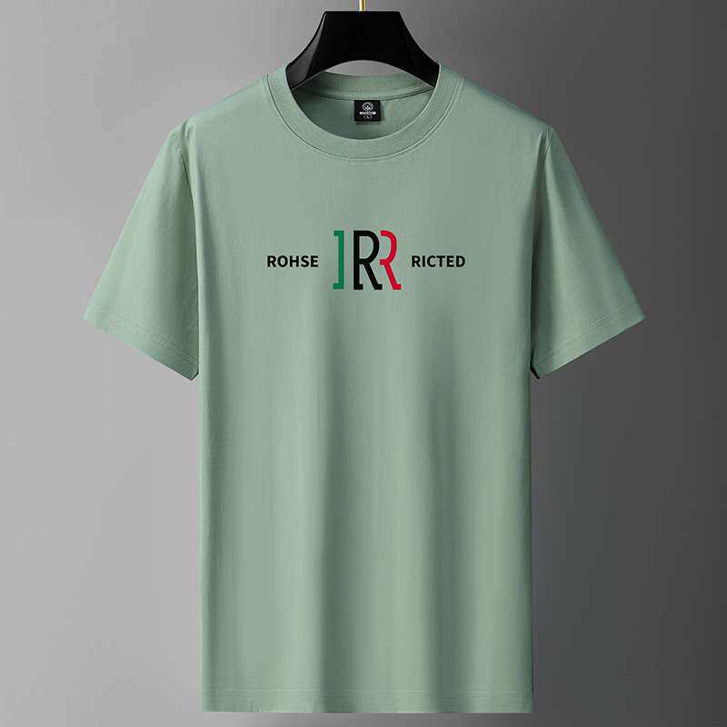 纯棉短袖t恤男新款宽松学生帅气男装青少年休闲男生t血