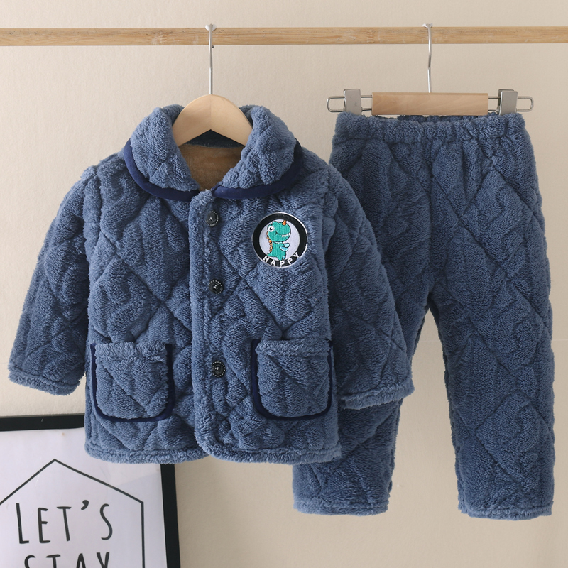 鑫衣坊乐园法兰绒冬季儿童睡衣