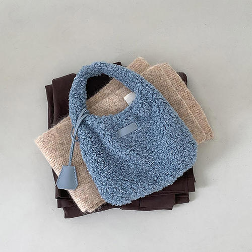 羊羔毛可爱百搭时尚洋气韩女包