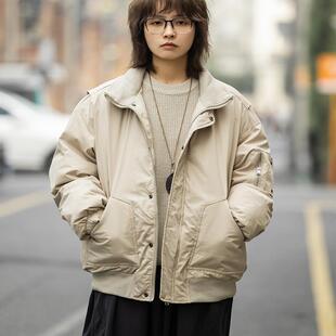 弎狸TIP 复古情侣面包服保暖棉服上衣男女立领休闲加厚夹克棉衣潮