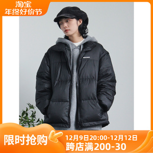 Buttercup 日系立领可拆卸袖羽绒服外套男女保暖加厚90白鸭绒外套