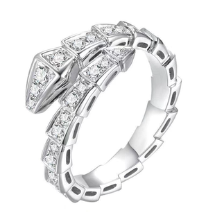 高级感自律开口不掉色戒指男士潮人个性蛇食指环女小众指虎单身戒