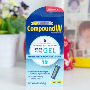 美国Compound w gel快速去除清洁腋下猴子肉粒手足角质去跖尤凝胶