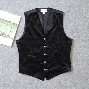 男女同款 马甲 D16 乐福佬仁 shi 复古花纹 today 双啊