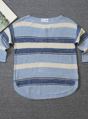 乐福佬仁 齐下副线 撤柜 女装 棉麻圆领针织衫 43 we shitoday