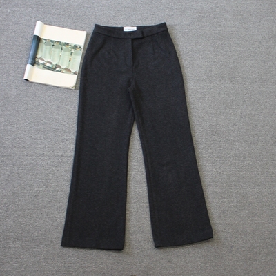 女装 山洋绒混纺  直筒休闲裤  we shi today