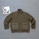 today 双啊男装 D22 Jacket羊毛混纺立领外套we shi Wool Fleece
