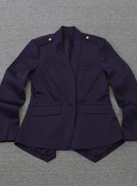 吊羊女装 V领收腰夹克外套we shi today