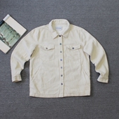 棉麻混纺 shi 女装 瑕疵 设计师品拍 灯芯绒外套 F47 today