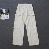 today 瑞哥女装 瑕疵we shi 工装 直筒休闲裤