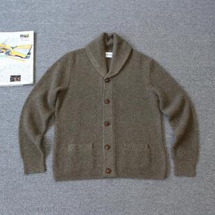 today shi 山羊绒青果领针织毛衣外套we 乐福佬仁双啊男装