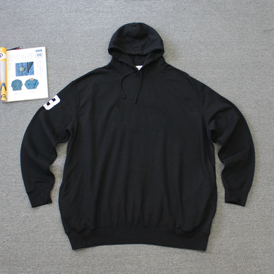 乐福佬仁男装 大码 内含薄绒 连帽针织卫衣 微瑕we shi today