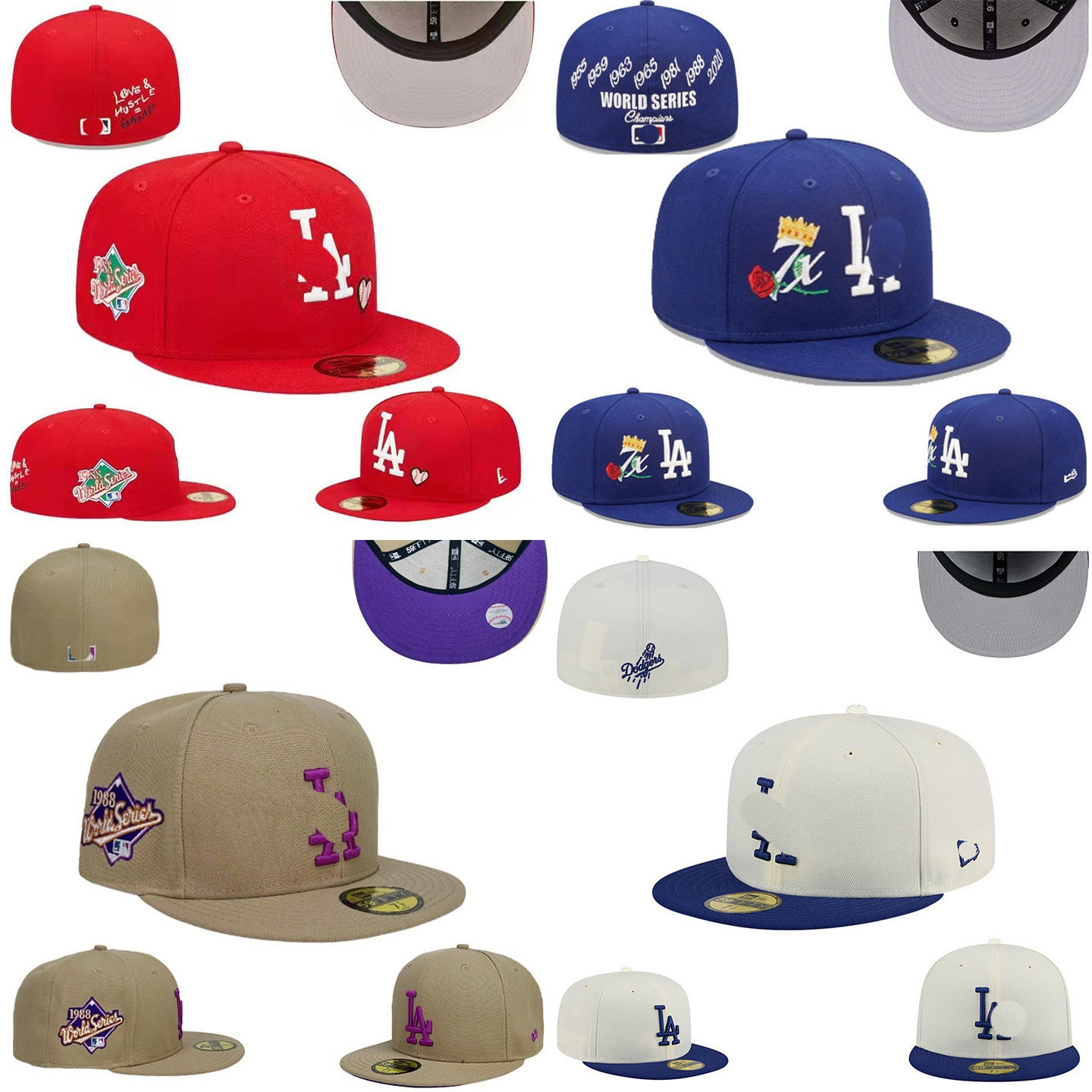 LA嘻哈美式男女反戴遮阳棒球帽