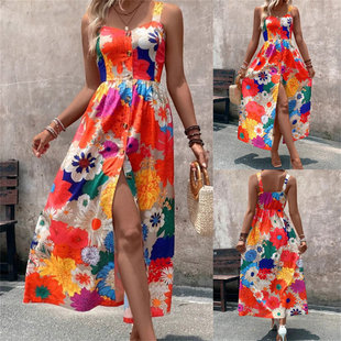 print 女 Plus women dresses大尺码 洋装 ladies size dress