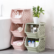 hộp nhựa đựng thức ăn Nhà bếp kệ lưu trữ sàn nhiều lớp trái cây và rau giỏ cung cấp các thiết bị nhỏ bộ phận lưu trữ đồ chơi giỏ lưu trữ tạo tác - Trang chủ hộp đựng trang điểm