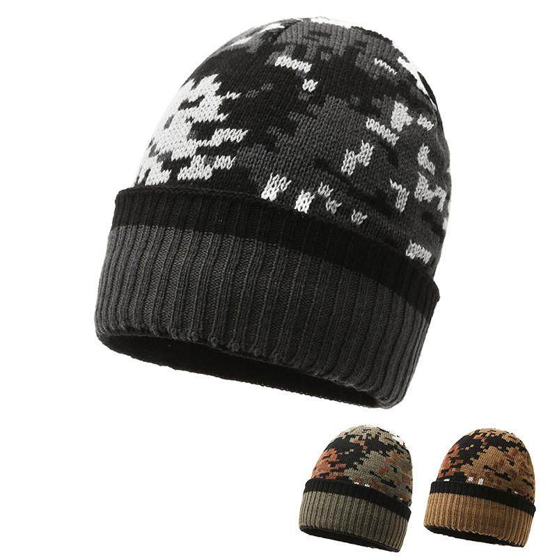 跨境冬季新款个性毛线帽男骑车保暖防风时尚套头帽百搭户外针织帽,服饰配件/皮带/帽子/围巾,帽子,淘宝优惠券,粉丝福利购,淘宝优惠卷
