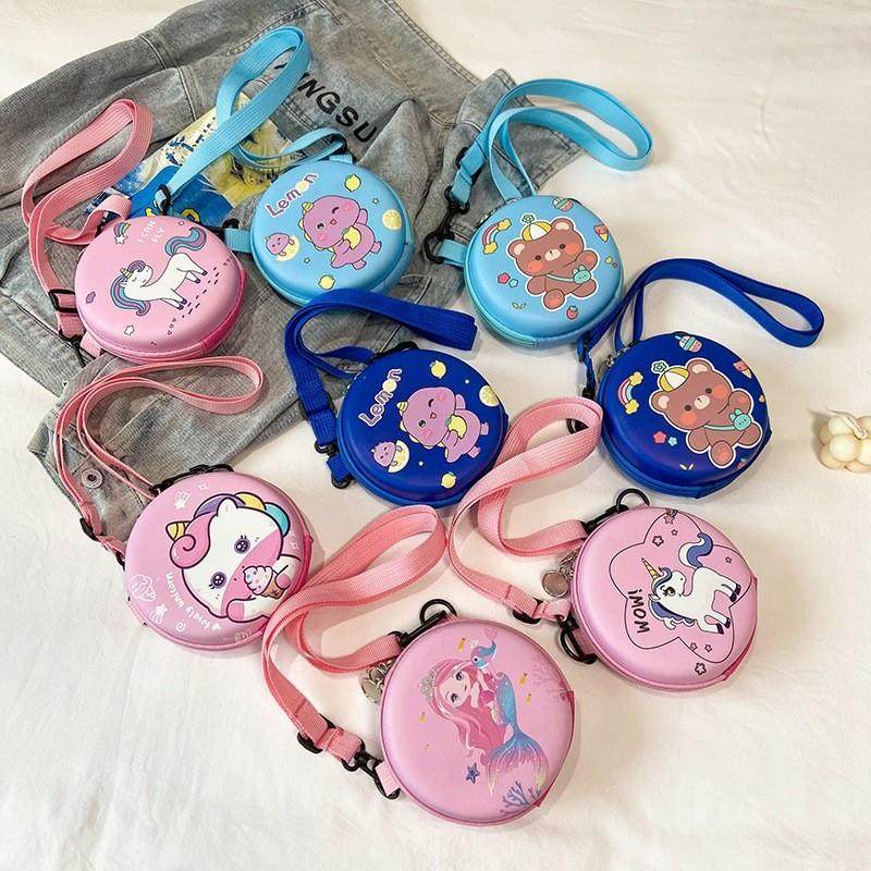 2023新款儿童零钱包洋气女童单肩斜挎包韩版独角兽卡通宝宝小圆包,玩具/童车/益智/积木/模型,零钱包,淘宝优惠券,粉丝福利购,淘宝优惠卷