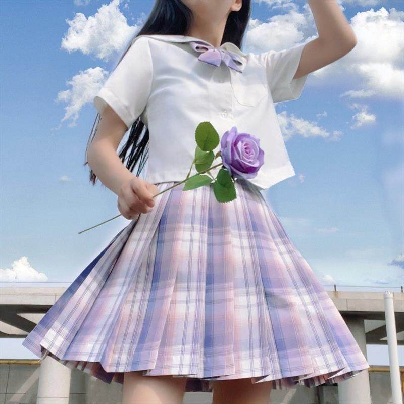 日系JK制服格裙正版基础款水手服札幌襟白无本学生装班校服套装女,女装/女士精品,学生校服,淘宝优惠券,粉丝福利购,淘宝优惠卷