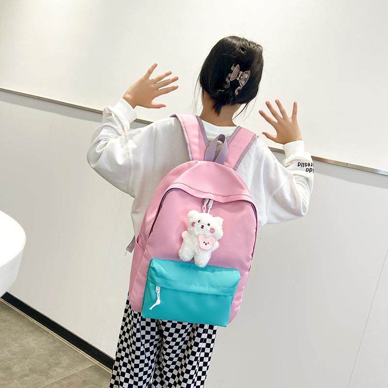 日韩新款撞色儿童书包女小学生大容量减负超轻背包男孩双肩包户外,玩具/童车/益智/积木/模型,书包,淘宝优惠券,粉丝福利购,淘宝优惠卷