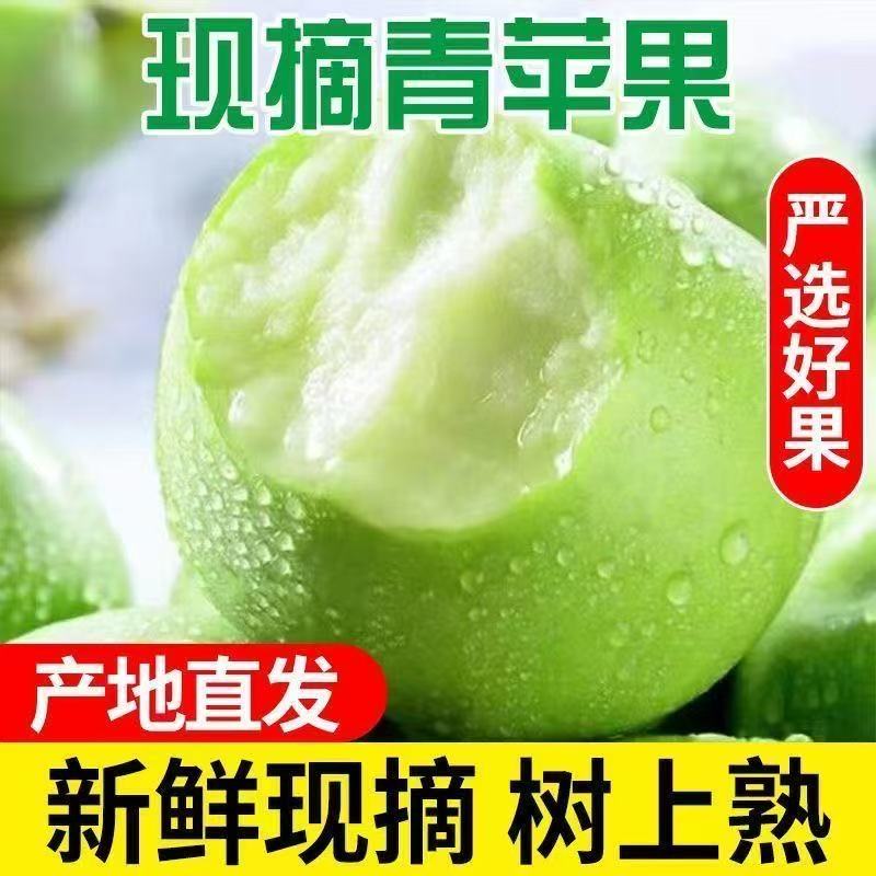 青苹果当季现摘新鲜孕妇水果绿平果脆酸多汁整箱萍果