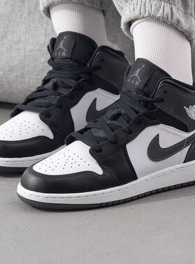 正品耐克男女鞋青少年运动鞋AIR JORDAN 1高帮篮球鞋大童鞋DQ8423
