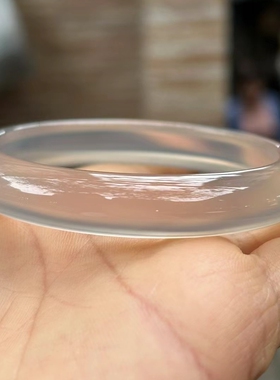 马达加斯加高冰玛瑙玉髓手镯女