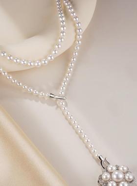 秋冬长款毛衣链轻奢高级