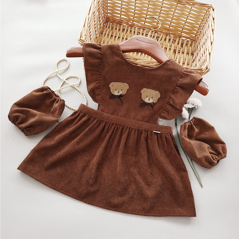 美拉德春秋冬女宝灯芯绒宝宝防水防脏罩衣无袖围裙吃饭围兜反穿衣,童装/婴儿装/亲子装,反穿衣/罩衣,淘宝优惠券,粉丝福利购,淘宝优惠卷