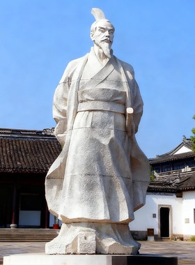 大型石雕定制人物雕塑户外公园林景观大理石像汉白玉艺术雕刻摆件