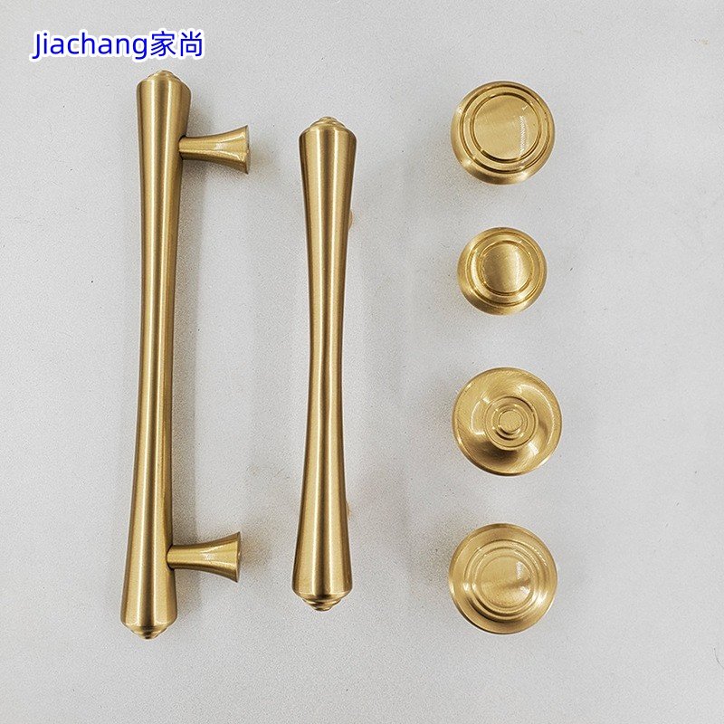 北欧黄铜实心金色单孔小拉手现代简约橱柜抽屉柜纯铜明装门把手,基础建材,小拉手,淘宝优惠券,粉丝福利购,淘宝优惠卷