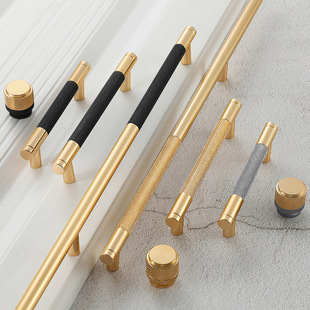 铝合金衣柜门拉手金色橱柜抽屉现代简约加长高档轻奢柜子柜门把手