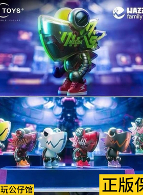正版WAZZUPbaby变色龙4代半机械盲盒公仔手办玩具娃娃摆件潮玩