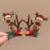 71#Christmas Hair Clips - Reindeer &amp; Clover Hair Barrettes (Pair)