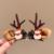 73#Pinecone Santa Claus Corner Clip