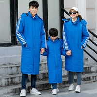 Đội thể thao áo bông nam đào tạo bóng đá bơi dài ấm áp áo khoác cotton nữ mùa đông - Quần áo độn bông thể thao áo phao zara