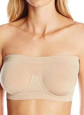 Seamless straight line strapless underwear无缝一字无肩带内衣