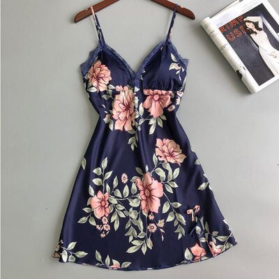 Skirt female print pajamas plus size