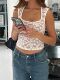 蕾丝背心 lace fit Slim women sleeveless for 无袖 vest 女士修身