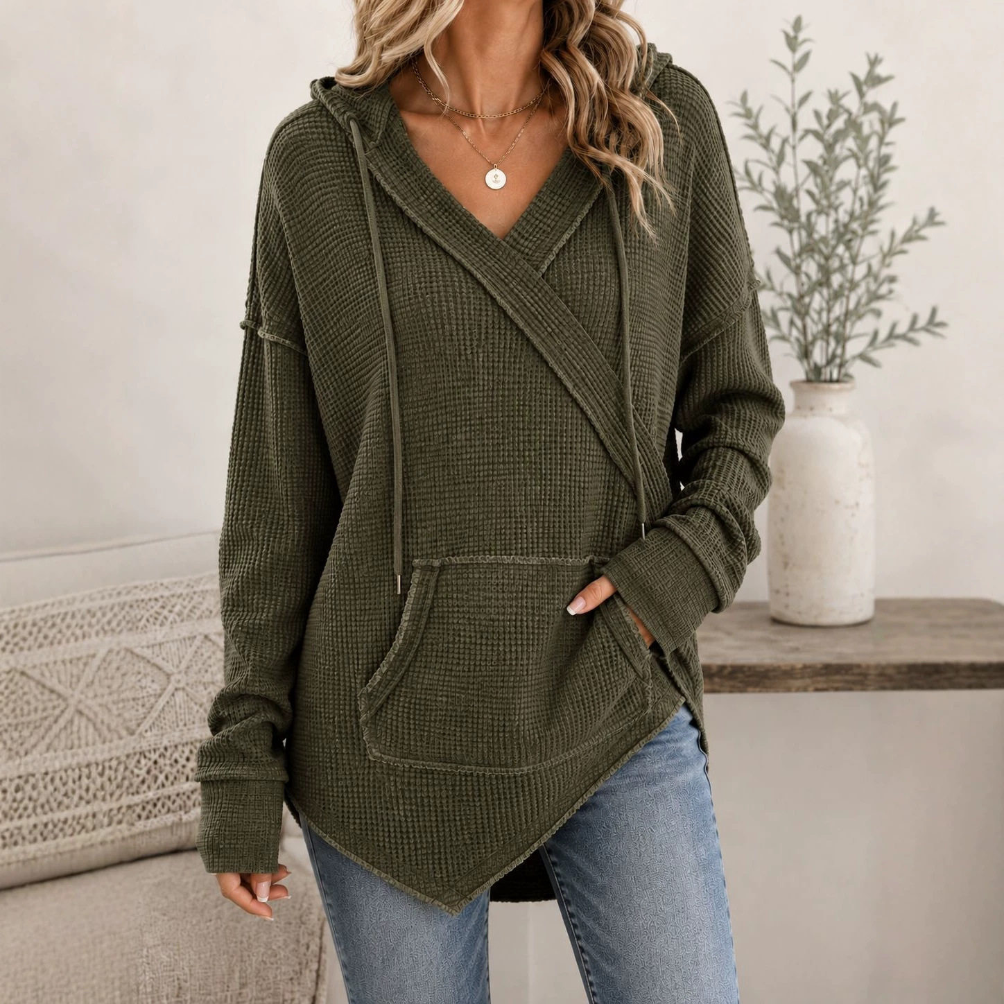 欧美连帽卫衣女 European and American hooded sweatshirt women