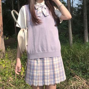 雪青原创jk格裙 JK制服裙 百褶裙