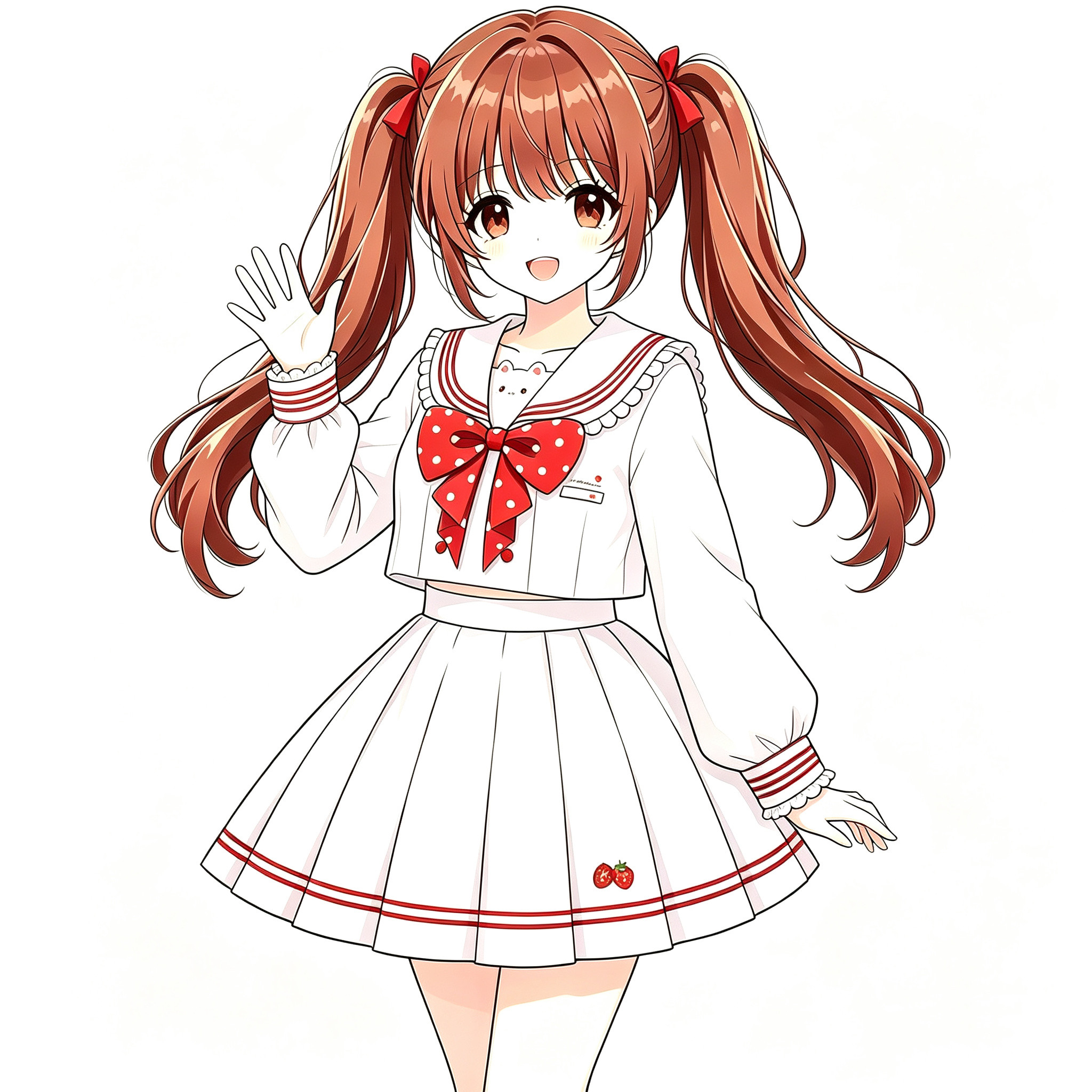 熊岛原创【草莓咚咚】水手领JKJK制服/DK制服/