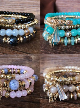 Best-selling creative beaded crystal bracelet girl accessory