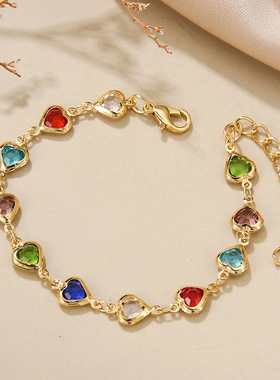 Cross-border student love bracelet girl sweet anklet男生手链