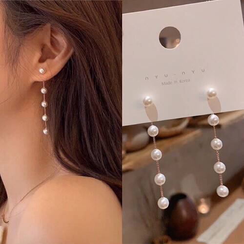 Cross-border new imitation pearl earrings for women跨境耳饰
