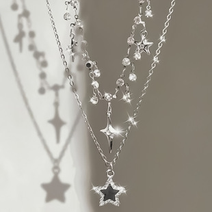 for gift女项链 cross women necklace tassel border new