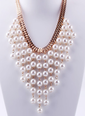 Women's banquet Jewelry party elegant necklace欧美女潮流项链