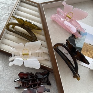 New butterfly grip casual hairpin for women's bath休闲发夹女